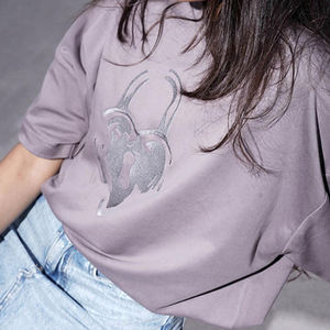 Camisetas Bordadas para Mujer OEM, Proveedor de Fábrica, Camiseta de Algodón Bordada para Fabricación al por Mayor - Product Image 5