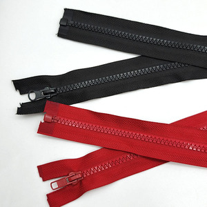 Factory Custom Color Plastic <b>Zipper</b> #3 Closed-end Resin <b>Zipper</b> Customized Size Open-end Resin <b>Zipper</b> for Jacket - Product Image 1