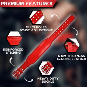 Ceinture de Musculation Professionnelle Unisexe en Cuir de Vachette Résistant à l'Usure pour Soutien Dorsal et Fitness – Offre Spéciale - Product Image 4