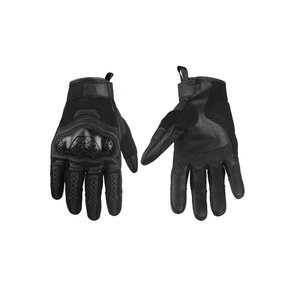 Guantes de Carreras de Cuero Completos, Antideslizantes en la Palma, para Motocross, Actividades al Aire Libre, Unisex, Cierre de Velcro, Protección UV - Product Image 1