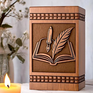 Custom Engraved Wooden Resin Urn Box: Pet/Human <b>Memorial</b> <b>Keepsake</b> urn <b>Memorial</b> <b>Keepsake</b> by AYAANS - Product Image 2