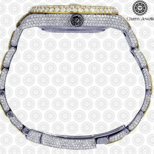 Montre de luxe pour homme Charm Jewells, boîtier carré en acier inoxydable, cadran de 40 mm, bracelet de 20 cm, mouvement mécanique, résistance à l'eau 10 bars, automatique - Product Image 4