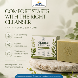 Natural Herbal Bar <b>Soap</b> with Botanical Ingredients for Daily Skin Cleansing OEM ODM Private Label (50g 75g 100g 120g) - Product Image 1