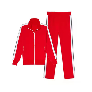 ชุดวอร์มสีแดงแบบ unisex ของ SHAFIQ SPORTS แขนยาว สีพื้น ดีไซน์สปอร์ต มีเชือกผูกที่คอแบบฮู้ด ระบายอากาศได้ดี ทรงหลวม เหมาะสำหรับฤดูใบไม้ร่วง - Product Image 6
