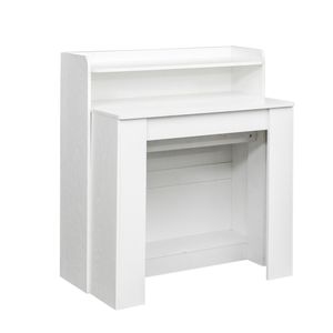 Tavolo da pranzo allungabile moderno con comodità di stoccaggio - Product Image 5