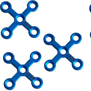 Implants orthopédiques vétérinaires maxillo-faciaux en titane, plaques en X pour mandibules, lot de 5 pièces - Product Image 1