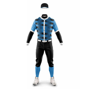 Customized Training Sportswear Athletic Uniform <b>Baseball</b> Trendy Kits Button Up Jersey with Compression Pants 100% Polyester - Product Image 6