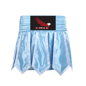 Pantalones Cortos de Boxeo de Satén Premium con Logotipo de Marca Bordado Personalizado, Pantalones Cortos de Boxeo de Tela de Satén de Spandex/Poliéster de Alta Calidad - Product Image 4