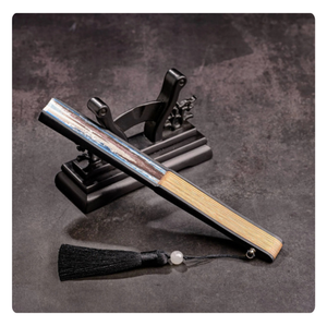 HERMOSO VENTILADOR DE MANO DE BAMBÚ AZUL-PRODUCTO CALIENTE 2024 - IDEAL PARA REGALOS Y DECORACIÓN-DISEÑO EXCLUSIVO - Product Image 6