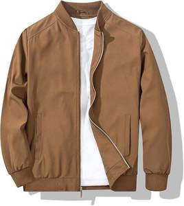 <b>Men</b> Soft Windbreaker <b>Jacket</b> Lightweight Casual Zip Front Outdoor Breathable Comfortable Everyday Regular Fit Outerwear - Product Image 1