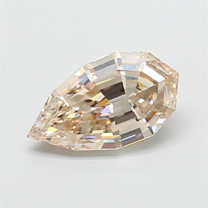 Diamant de laboratoire fantaisie taille poire, pierre libre certifiée IGI, couleur H, taille poire modifiée pour la fabrication de bijoux - Product Image 1