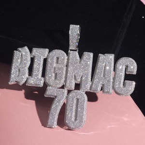 Buy Rhodium Plated Iced Out Custom <b>Name</b> Necklace Rose Gold Cuban Link <b>Chain</b> Engagement Hip Hop Jewelry for Women in India - Product Image 1