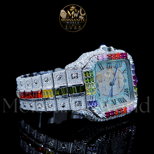 นาฬิกาข้อมือผู้ชายขายดี ประดับเพชร สไตล์ฮิปฮอป หรูหรา นาฬิกาควอตซ์ แฟชั่นทันสมัย ระดับไฮเอนด์ สง่างาม ทันสมัย - Product Image 3