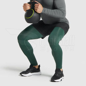 Leggings de compression sur mesure en gros, taille plus, prix bas, leggings de compression pour hommes - Product Image 5