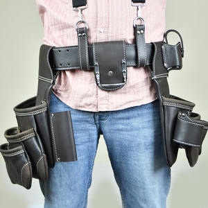 Ceinture porte-outils en cuir pleine fleur 100 % pour charpentier, idéale pour usage professionnel, en vente à prix abordable - Product Image 6