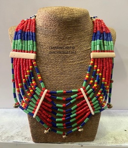 Collar de moda con cuentas de hueso modelo 2024 collar de diseño africano con cuentas de hueso para mujer collar de moda de hueso de la India - Product Image 4