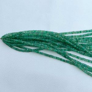 3mm 4mm Naturel Vert Émeraude Facettes Rondelle Pierre précieuse AAA + Qualité Colliers de mode DIY Handmade Trending Jewelry - Product Image 3