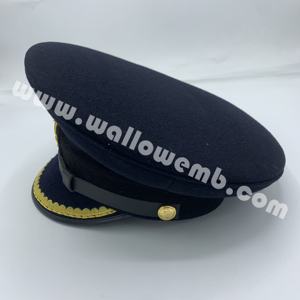 Casquette d'officier best-seller, design personnalisé, prix de gros, casquettes d'officier pour adultes avec broderie personnalisée - Product Image 3