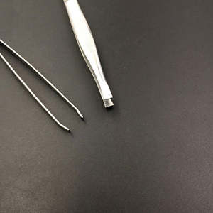 Pince à épiler professionnelle en acier inoxydable à pointe incurvée avec logo personnalisé - Écologique, légère, antistatique, OEM sur mesure - Product Image 5