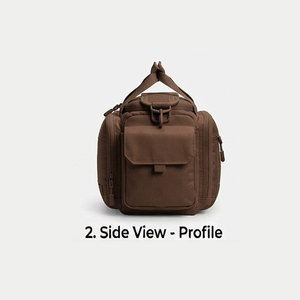 Sac à dos de voyage personnalisé grande capacité, sac de voyage imperméable pour hommes et femmes, sac de sport, sac de voyage tactique marron - Product Image 3