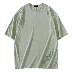 เสื้อยืดทรงบ็อกซี่โอเวอร์ไซส์ผ้าฝ้าย 100% รีไซเคิล น้ำหนัก 240 กรัม สไตล์สตรีทแวร์ลำลองสำหรับผู้ชาย ขายส่งแบบกำหนดเองได้ มีจำหน่ายจำนวนมาก - Product Image 4