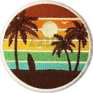 Parche Bordado Adhesivo de Borde Merrow de Color Sólido, Diseño Más Reciente, Más Vendido, Bajo MOQ - Product Image 5