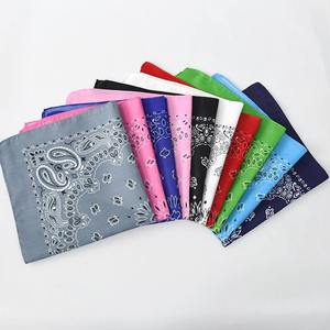 Bandana carré en toile 100 % coton respirant, motif uni, 22 pouces, personnalisable avec impression sur mesure, vente en gros - Product Image 6