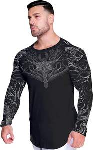 Fabricante de Ropa de Alta Calidad, Camiseta Raglán de Manga Larga para Hombre, Corte Ajustado - Product Image 4