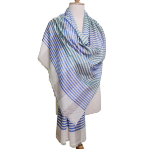 Bufanda de cuello largo tejida con telar manual de Pashmina de Cachemira pura para inviernos, bufandas de Cachemira pura de sensación cálida y acogedora - Product Image 5