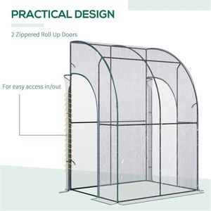 Green and Clear Walk-In Garden Greenhouse & Room - Product Image 6