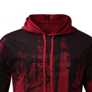 Conjunto Deportivo con Capucha para Hombre, Cómodo, Informal, para Invierno, Ecológico, Transpirable, 100% Algodón, para Entrenamiento Físico, Estilo Urbano Moderno - Product Image 5