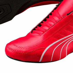Hot Selling Latest Design Customized Unisex Kart Racing Shoes / Private Logo Printed Kart Racing Leather Shoes - Product Image 3