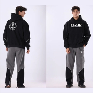 ชุดวอร์มสีดำและสีเทาสำหรับผู้ชาย - Product Image 3