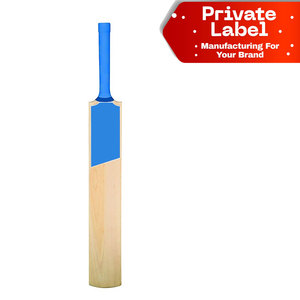 Bate de críquet de madera de álamo en stock al por mayor, bajo MOQ, listo para enviar (RTS); Bate de críquet de madera de sauce de Cachemira con pegatina personalizada, bajo MOQ, listo para enviar. - Product Image 1