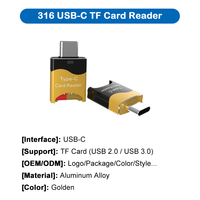 Lector de Tarjetas TF/SD USB/USB-C Externo de Fábrica JAYA para Laptop y Teléfono Móvil, Personalizable OEM/ODM