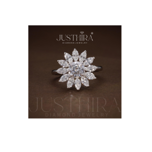 Bague solitaire en diamant de qualité supérieure pour fiançailles, pierre haute clarté, bijou de luxe, cadeau disponible au meilleur prix - Product Image 1