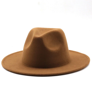 Chapeau de cowboy uni en gros, à large bord incurvé et plat, classique, vierge, pour sports de plein air, voyage, toutes saisons, pour adulte - Product Image 3