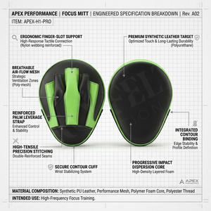 แผ่นฝึกซ้อมมวยแบบเรียบประสิทธิภาพสูง พร้อมช่องนิ้วแบบ Ergonomic ระบายอากาศได้ดี และสายรัดฝ่ามือเสริมความแข็งแรง - Product Image 2
