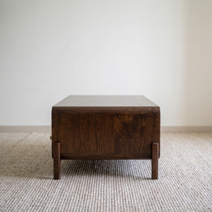 Mesa de Centro de Madera Maciza Nórdica, Mesa Baja Minimalista, Estilo Antiguo, Muebles Hechos a Mano para Sala de Estar - Product Image 5