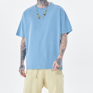 Camiseta de Hombre Estilo Urbano Vintage, Corte Regular, Lavado Ácido, Transpirable, de Secado Rápido, Personalizable, 100% Algodón - Product Image 1