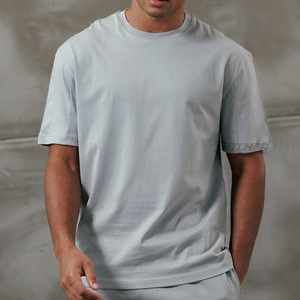 T-shirt de sport personnalisé pour homme, 100% coton tricoté, respirant, séchage rapide, vêtements de fitness avec impression personnalisée - Product Image 2