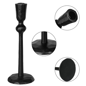 Portavelas Cónicos de Hierro - Juego de 3 Portavelas Decorativos Hechos a Mano, Duraderos, para Bodas, Navidad, Cenas y Fiestas - Product Image 2