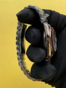 BOJ Plain R.O.L.E.X.52 36mm Two Tone Stainless Steel Mechanical Automatic Analog Wrist <b>Watch</b> For Women At Low Price Hot Sale - Product Image 4