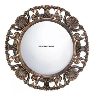 Espejo de Pared de Lujo para Baño, Decoración del Hogar, Espejo de Pared Moderno Único, Espejo Enmarcado Hecho a Mano, Estilo Americano - Product Image 1