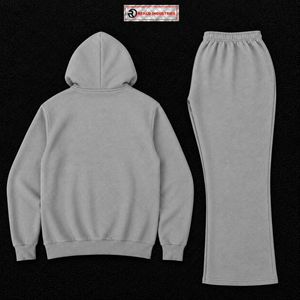 Conjunto Deportivo Informal para Hombre, Sudadera con Capucha y Estampado Gráfico Gris, Pantalones Jogger, Ropa Deportiva, Ropa de Gimnasio, en Oferta - Product Image 6
