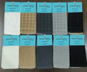 Large <b>Kitchen</b> <b>Towels</b> Made from Cotton Terry Check Pattern Dish Cloths for Wiping Drying Cookware and Regular Cleaning Use - Product Image 1