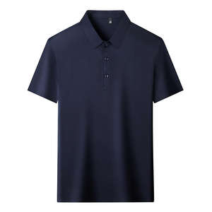 Polo élégant pour homme, 100 % coton uni, manches courtes, qualité supérieure, décontracté, tendance, logo personnalisé, vente en gros, exportation, bureau - Product Image 5