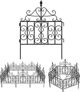 Best Arrival Modern Retro Metal Lawn <b>Border</b> Edging Outdoor Garden Iron Ornament with Stylish Landscape Design - Product Image 1