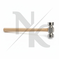 Marteau de fermeur de luxe en acier inoxydable forgé, très tendance, haute qualité, bien équilibré, à long manche, pour l'équitation, Nafko NK-4120