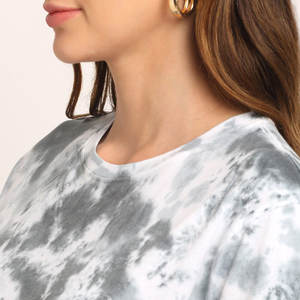 Camiseta de Manga Corta para Mujer, Tie-Dye, Transpirable, Verano, Estampado Gráfico, Camisetas Bonitas, Ropa, Top - Product Image 2